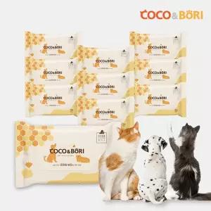 코코와보리 휴대용 물티슈 강아지 고양이 간편 산책 펫티슈