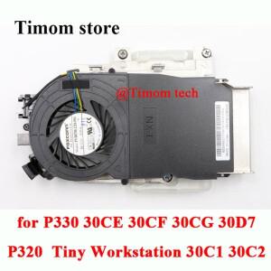 BAZA0817R2U PVB070E12H-P01 P330 30CE 30D7 소형 워크스테이션 용 2 선풍기 방열판 FRU 01MN630