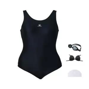 알레테이아 선수용 X자 수영복 세트호캉스 비치웨어 패션 강습 여성 원피스 실내수영장