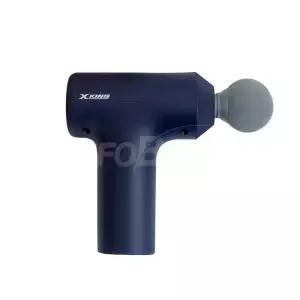 엑스킹 전동 마사지건 usb 충전식 무선 휴대용 미니 초경량 온열 전동 마사지 안마기 마사지건 네이비