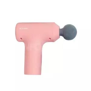 엑스킹 전동 마사지건 usb 충전식 무선 휴대용 미니 초경량 온열 전동 마사지 안마기 마사지건 핑크