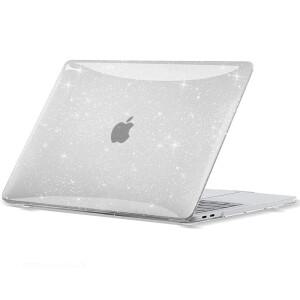 Macbook Air 13.6 M4 15 M3 용 반짝이 하드 노트북 케이스 Mac Book Pro 13 M1 M2 14 16 슬리브 액세서리