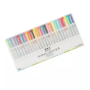 형광펜 25색 세트 파스텔 필기구 암기 DD-13166입학선물 마킹 마커 마카 트윈 도구