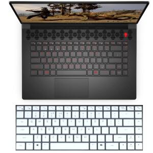 2023 Dell Alienware 실리콘 키보드 커버 스킨 M15 R7 R6 R5 / M16 R1 X16 인치 X17 R2 17.3 x15 15.6 M17