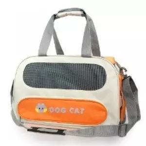 강아지 크로스백 켄넬 이동가방 오렌지 1P 장애견이동 여행 외출 비행기 숄더 슬립 이동장 캐리어 반려 반