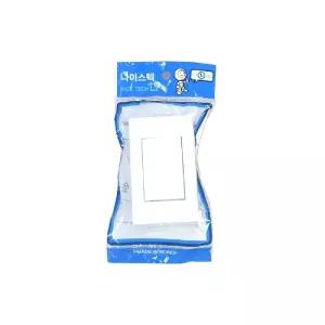 나이스텍 비닐 매입 스위치 1구 - 5EA누름 버튼 화장실 라이트 푸시온 전기 전등 조명