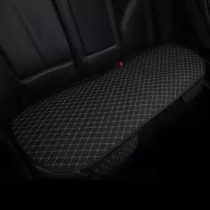 원스카 자동차 시트방석(더블) (블랙)시한 등받이 여름용 차량용 쿨방석 용쿨