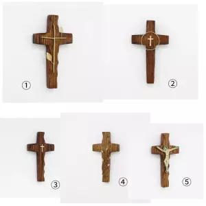 장식용 십자가 선물 기념일악세사리 기독교 천주교 납골당조화 나무 추모 미니 꾸미기