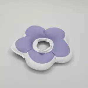 조절받침대 꽃피는 강아지 고양이 쿠션 넥카라 애견 수술용품 수술용 견목 커버 깔때기 카라