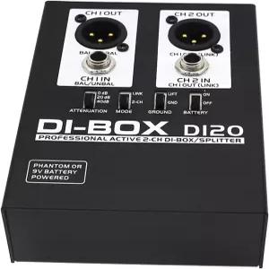 기기에서 믹서로 연결되는 소형 2채널 다이렉트 박스 활성화 소음 제거기 인터페이스 다목적