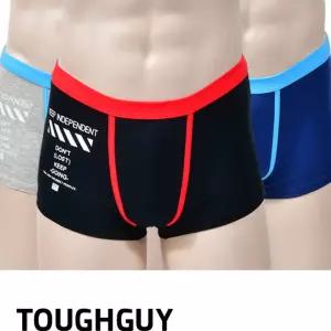 포인트 배색 라인 면스판 남주니어 드로즈 3매입 사각팬티 아팬티