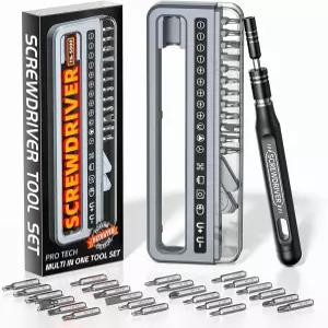 ANVANNA 32in1 소형 정밀 드라이버 세트 휴대폰 컴퓨터 시계 노트북 맥북 링 초인종 안경 전자용 전문