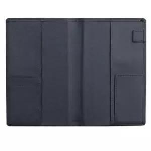 웍스 가죽수첩 커버 플래너+속지 돌체A 블랙-미디다이어리케이스 바인더 6공 이노 예쁜 만년 시스템