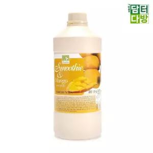 차그림 스무디 앤 망고 1.8kg카페과일원액 맛음료수 과일 재료