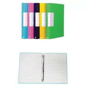 유광컬러 A4 서류정리 O링 바인더 5개파일꽂이 서류철 화일케이스 화일 파일 문제집 문서