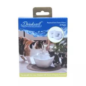 펫세이프 드링크웰 교체용 폼필터 2p정수 급수기 애완견 교환 용품 반려동물