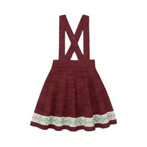 [미샤앤퍼프]키즈 폴크 리본 시그리드 스커트 브릭 K1230W25 606