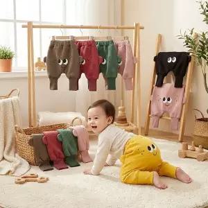 [조이멀티] 왕눈이 엉덩이 기모 남아여아 배기 팬츠 333680