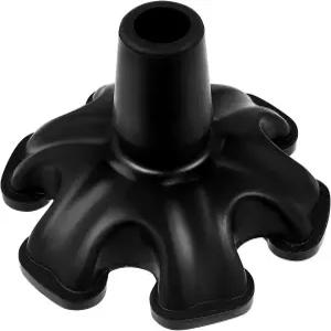 지팡이 팁 2Pcs 육족 목발 패드 고무 하이킹용 보행 커버 탈착식 보호 발을 사용하여 표준 보행기 목발을