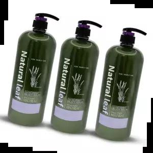 가성비 내추럴리프 티트리 라벤더 꽃향 바디워시 1500ml 3개