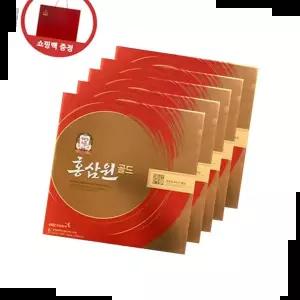 부모님선물 정관장 홍삼원골드 30포 쇼핑백포함 50ml 5세트