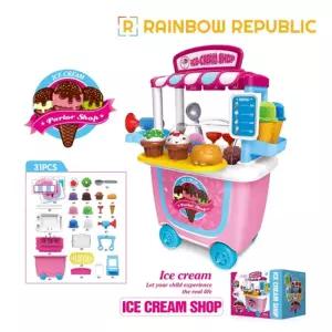 레인보우 리퍼블릭 아이스크림놀이박스 31pcs장난감 아동 유아 가게완구 역할