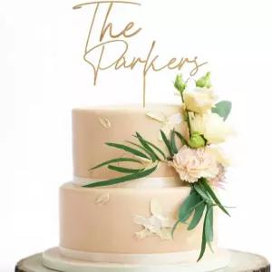 웨딩 케이크 토퍼 신랑 신부 맞춤 나만의 기념일