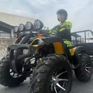 사발이 화물 연결 오토바이 4륜오토바이 사륜 트렁크