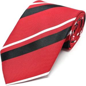 시카고 농구 타이 불스 컬러에서 영감을 받았습니다 레드 블랙 화이트 60인치 남성 넥타이