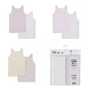 [탑텐키즈](신세계 사우스시티)24년 SS (여아) 오가닉 탱크탑 세트 (2매입) MKE5UL2001