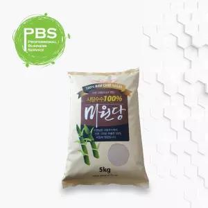 사탕수수원당 비정제 고급설탕 피비에스 PBS 5kg 가정용 비설탕