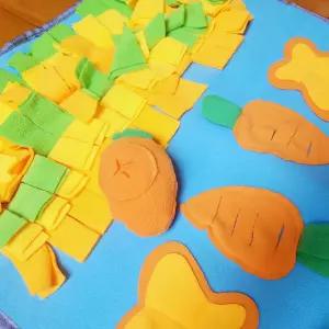 당근농장 노즈워크 매트애완동물 애견용품 훈련 반려 강아지놀이감 담요