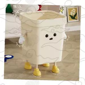 캐릭터 수납함 귀여운 얼굴 네발 달린 정리함 아이방 장난감 보관 인테리어 소품