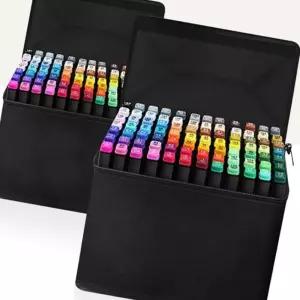 마카펜 디자인용 인테리어 수채화 마커 신학기 준비물 미술 그림 그리기