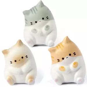 냥냥이 스퀴시 X6개쫀득이인형 주물주물 트레스 소품 데코 인테리어 말랑 랑한 고양 귀여운 인형