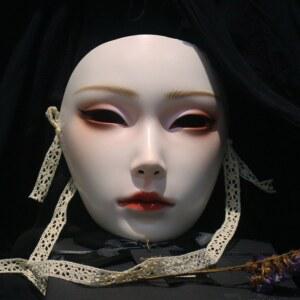 혼작물 고풍 남녀 생면탈 성인 한복 사극 촬영 소품 무도회 국풍 마스크