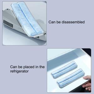 미니 스마트 아이스 선풍기 USB 충전식 냉각 벨트 5000mAh 탈착식 팩 야외 스포츠 캠핑 하이킹 여행 낚시용