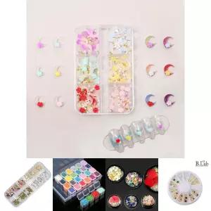 네일아트 반전매력 카멜레온 야광 꽃과달 파츠 세트/네일/손톱/발톱/아트/토핑/재료/부자재/장식/도구/용품