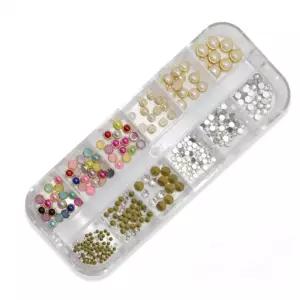 스페셜 네일파츠 12종 세트/네일/손톱/발톱/아트/토핑/파츠/재료/부자재/장식/도구/용품/감성/다용도/고급