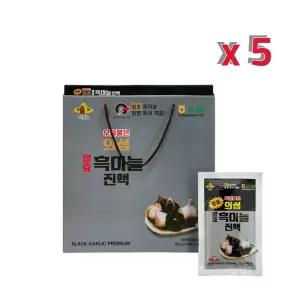 산좋고 물맑은 의성 우슬품은 흑마늘 데일리 활력 진액 30포x5박스