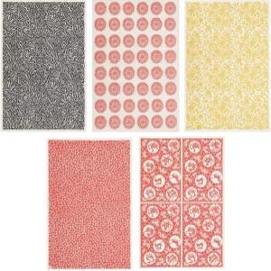 웨비디 5가지 스타일 언더글레이즈 세라믹 데칼 컬러풀 플라워 동물 도자기 클레이 글레이즈 아트용 종이