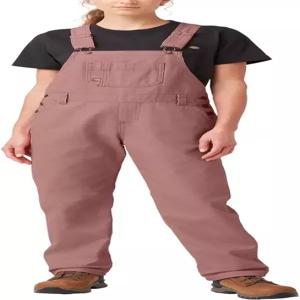 디키스 여성 데님 비브 오버롤