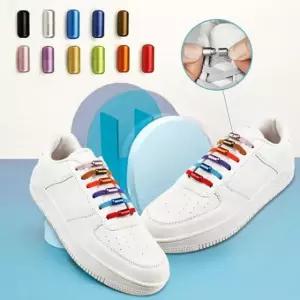 신발끈 고무 탄성 운동화끈 고무줄 매듭없는 고정 Evg4+5zKr