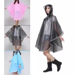 남녀공용 판초 우의 레인코트 휴대용 비옷 소풍 등산 가벼운 여름용