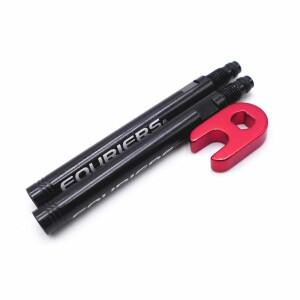 호환 Fouriers PE002 자전거 프레스타 밸브  튜브리스 익스텐더 연장  너트 부품 포함  20mm