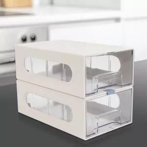 시스맥스 마이 스마트 멀티박스 2단 적층 소품정리함화장품정리대 보관함 수납함 문구 다용도 공구함 데스