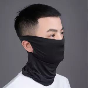 쿨복면 여름 안면 마스크 복면 블랙 통기성 차단 비건