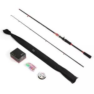 릴 루어 낚싯대세트 2.1m 베이트 로드파우치 선상