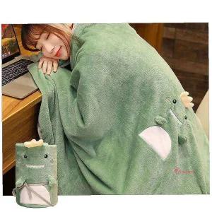 부드러운 극세사 무릎담요 캐릭터 블랭킷 사무실 낮잠용qrs579
