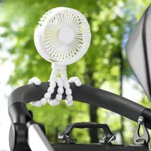 360도 각도조절 휴대용 유모차 거치식 문어발 선풍기무선 국산미니 책상 용선풍기 손선풍기 핸드형 핸디형